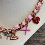 Betsey Johnson | Pink Ribbon & XOXO Necklace π Photo 4