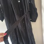 Vitamin A  Playa Maxi - Black EcoLinen, Size Large, $175 Photo 9