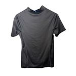 Irideon Riding Wear‎ Black Short Sleeve Half Zip Polo Shirt Top Women's Medium Photo 5