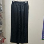 Victoria's Secret Satin Pajama Set Black Dragon, Long Sleeve & Pants, Gold VS Photo 10