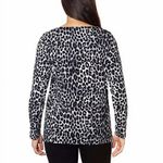 Mario Serrani NWT!  Women’s Tunic Gray Leopard Photo 1