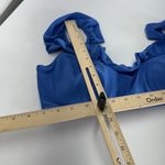 J Crew Bikini Swim Top Womens XL Blue Ruffle One Shoulder L5715 Swimsuit Photo 6