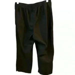 Alfred Dunner Women's Gray Black Dress Pants Size 10 Slim Fit Elastic Waist Photo 2