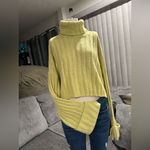 Arizona Jeans Arizona Jean Company Yellow Cropped Sweater Photo 6