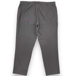 Topshop Gray Slacks Women Size 12 Pants Trousers Straight Leg Zip-Up Interview Photo 1