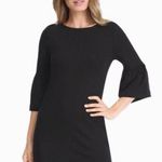 White House | Black Market Black Bell Half Sleeve Mini Shift Dress By  S Photo 8