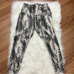 Evolution and creation  Brianna Snake Print Legging Ankle Length Black/White  L Photo 2