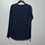 Under Armour  Women Black Long Sleeve Loose T-shirt Size Small. Photo 5