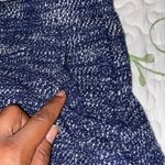 Loft Navy Blue And White Skirt Photo 3