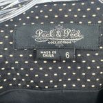 Peck & Peck Women's Black/Cream Polka Dot Blazer Jacket Size 6 Photo 2