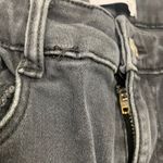 ZARA Womens Jeans Black US Size 4 Skinny Denim Dark Wash Button Zip Photo 7