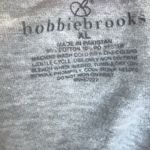 Bobbie Brooks XL Gray and Pink Long Sleeve Shirt Photo 3