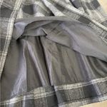 AQUA Vintage USA  Plaid Skirt Academia Punk Goth Pin Up Retro Black Gray Mini M Photo 7