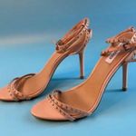 Steve Madden Women’s Pink Wish Blush Studded Ankle Strap Heeled Sandals Size 10M Photo 4