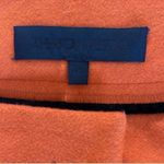 American Retro Orange Felt Wide Leg Crop Trousers Size 36 Photo 3