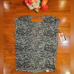 Vimmia  Gray/Black Sheer Open Back Pacific Tee Size Small Photo 0