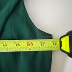 Dessy Chiffon Gown Plus Size 16 Hunter Green V Neck Sleeveless Maxi Dress Formal Photo 9