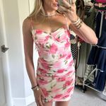 Amazon floral bodycon mini dress Photo 1