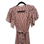 Max Studio  Flowing Flutter Sleeve Ruffled High Low Hem Wrap Dress Size XS Photo 1