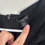 Ann Taylor  Black Bodycon Formal Mini Dress Neutral XS Petite Photo 1