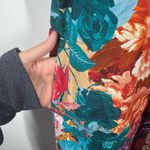 Chico's  Dress Women 4 NWT Very Cherry Balloon Hem Tapestry Floral Pocket Modest Photo 6