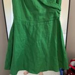 Reformation  Vibrant Green Wrap Dress Photo 5