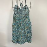 Wild Fable  Women's Blue Floral Sleeveless Fit and Flare Dress - Medium - NWT Photo 4