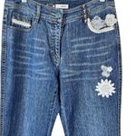 Eino Crochet Embellished Patchwork Boho Jeans Blue Size undefined Photo 1