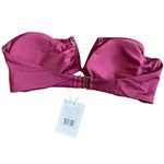 ANDIE NWT Swim The Scala Top In Plum Size M Photo 2