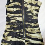 Michael Kors Animal Print Zebra Dress 2 Green Photo 7