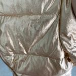 J.Crew  Rose Gold Metallic Puffer Jacket Size M Photo 8