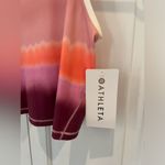 Athleta NWT  Shanti Printed Crop Tank Sea Spray Vintage Plum Size XS Photo 4