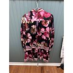 Karen Millen  Floral Print Button Front Midi Dress Long Sleeve Photo 2