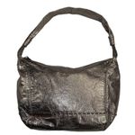 The Sak  Pigskin Leather Metallic Gold Satchel Shoulder Bag Purse ~13x9” Photo 10