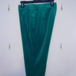 Vineyard Vines NWOT  Velvet Pants Emerald Green Stretch Career‎ Party Size 14 Photo 2