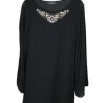 zouk: Beaded‎ Dress Black Size L Photo 0