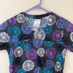 Sanibel Scrubs Women's Scrub Top Size XS Purple Photo 1