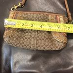 Coach VINTAGE  Signature C Jacquard Embroidered Studded Wristlet Clutch Photo 7