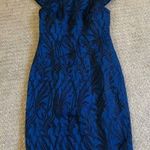 J.Crew Navy Blue & Black Sparkle Floral Sheath Dress Photo 2