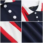 Cider 🆕  Oversized Blokecore Patchy Collar Short Sleeve Polo Shirt Photo 3