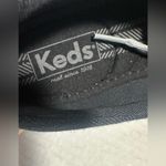 Keds  Vollie Sneakers Women’s Walking Shoes Size 7 Black Canvas Suede Tie Up Soft Photo 4