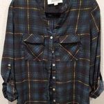 Alice Blue  Long Sleeve Check Plaid Print Blouse Photo 0