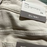 DL1961 NWT  DL 1961 Nina High Rise Jeans 34, IVORY Photo 7