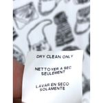 Karen Kane Handbag Purse Scarves Tie Front V Neck Blouse Top L Monochrome NWT Photo 6