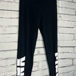PINK - Victoria's Secret Victoria’s Secret Pink-Logo Black Leggings M Y2K Athleisure Sport Streetwear Y2K Photo 1