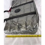 Pajar Canada Quilted Metallic Silver Tote Bag Travel Weekender Photo 3
