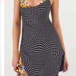 For Love & Lemons  Anya Mini Dress Polka Dot Floral Sexy $250 NWT XS abstract Photo 1