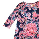 Lilly Pulitzer NWT Linden in Bright Navy Pop Up For The Halibut Shift Dress S Photo 2