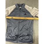 Adidas Floral Print Jacket Women Small Full Zip 3 Stripe Photo 6