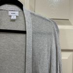 Old Navy  dolman sleeve open front short sleeve cardigan light gray size XL Photo 1
